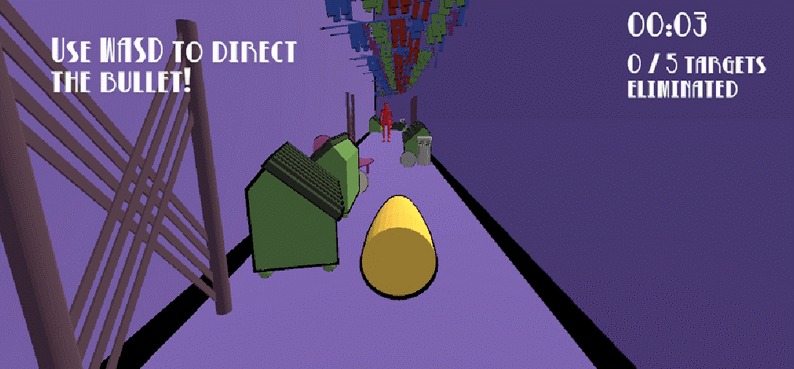 Gameplay screenshot from You're Fired, my team's submission to GMTK Game Jam 2023